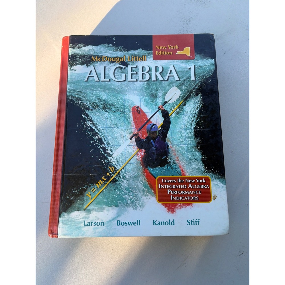 McDougal Littell Algebra 1 New York Edition Textbook Larson 9780618887699